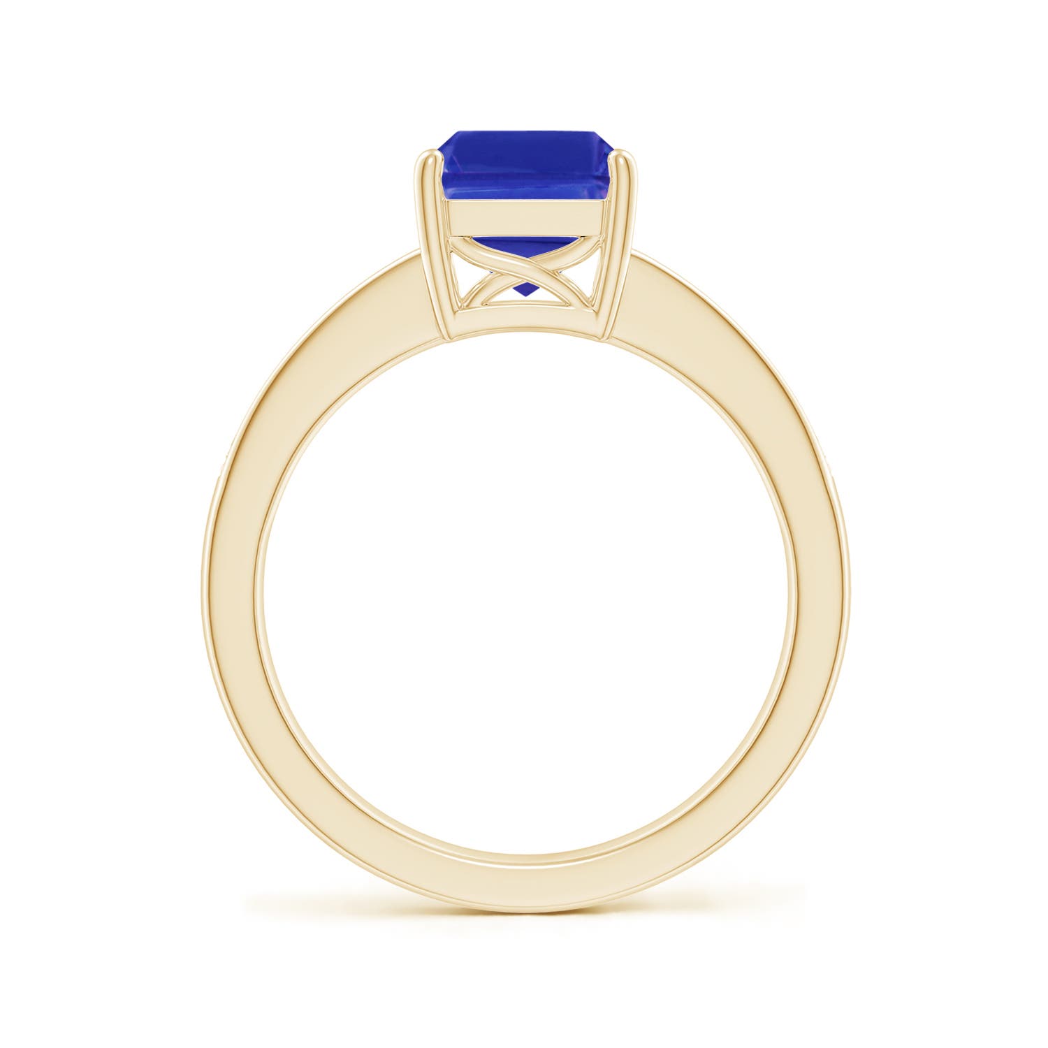 AAAA - Tanzanite / 2.54 CT / 14 KT Yellow Gold