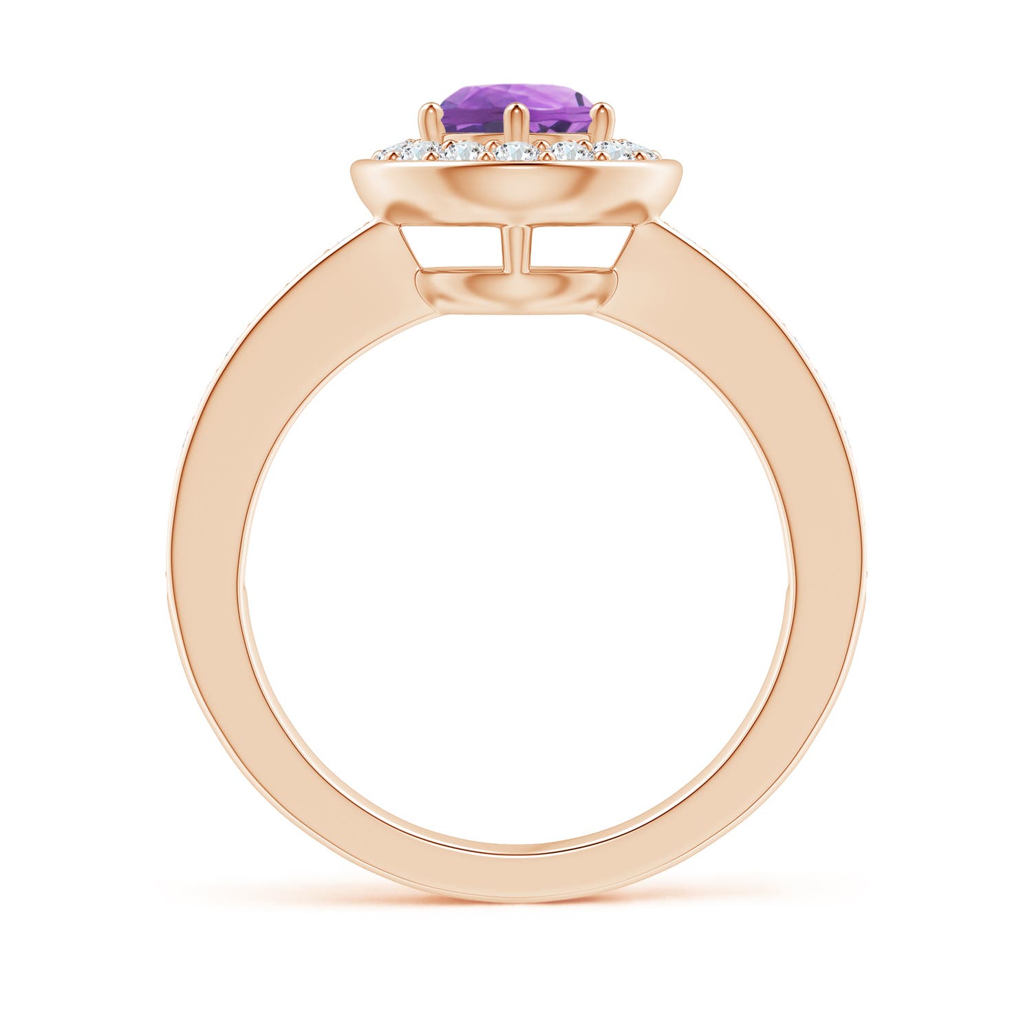 A - Amethyst / 1.16 CT / 14 KT Rose Gold