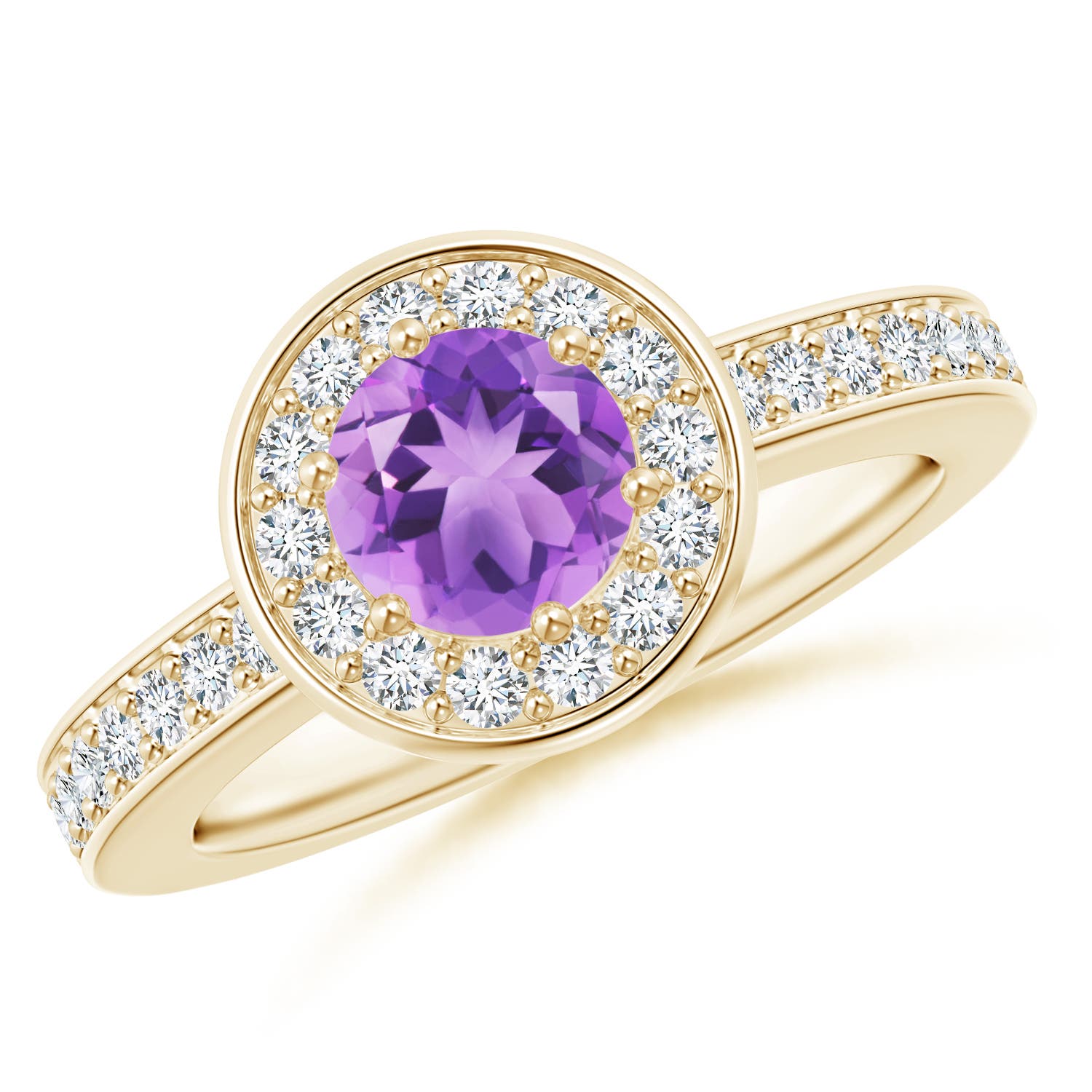 A - Amethyst / 1.16 CT / 14 KT Yellow Gold