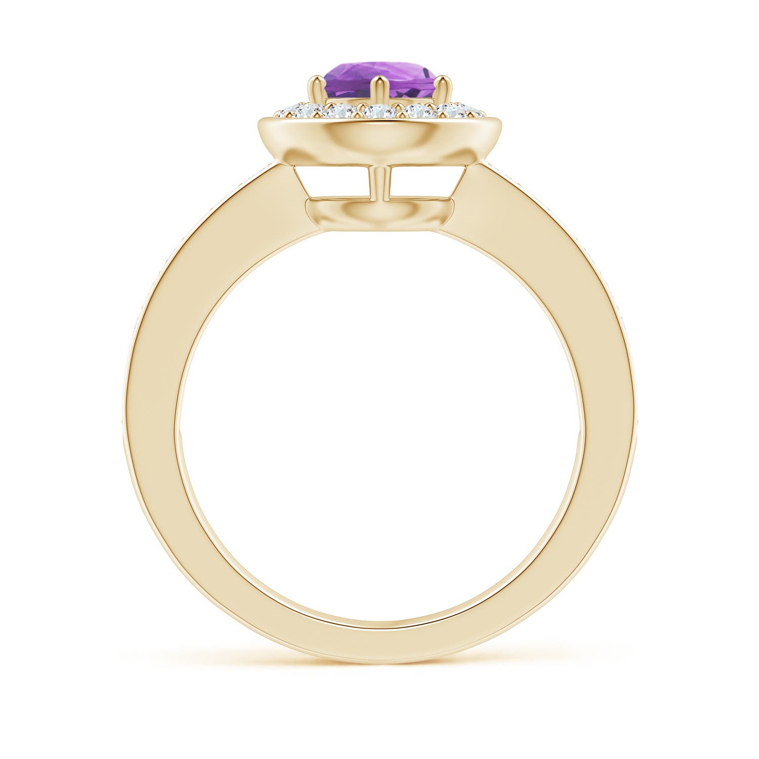 A - Amethyst / 1.16 CT / 14 KT Yellow Gold