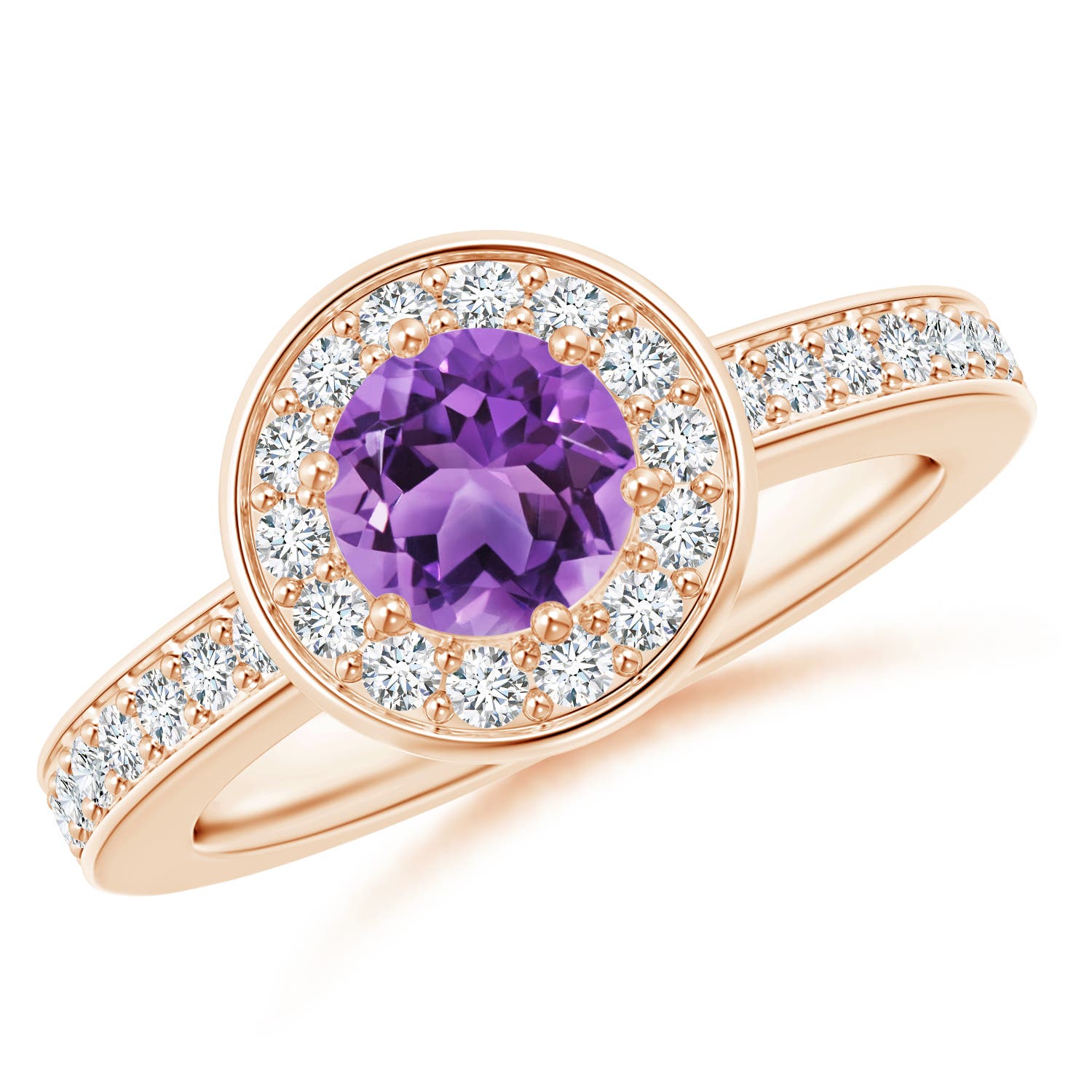 AA - Amethyst / 1.16 CT / 14 KT Rose Gold