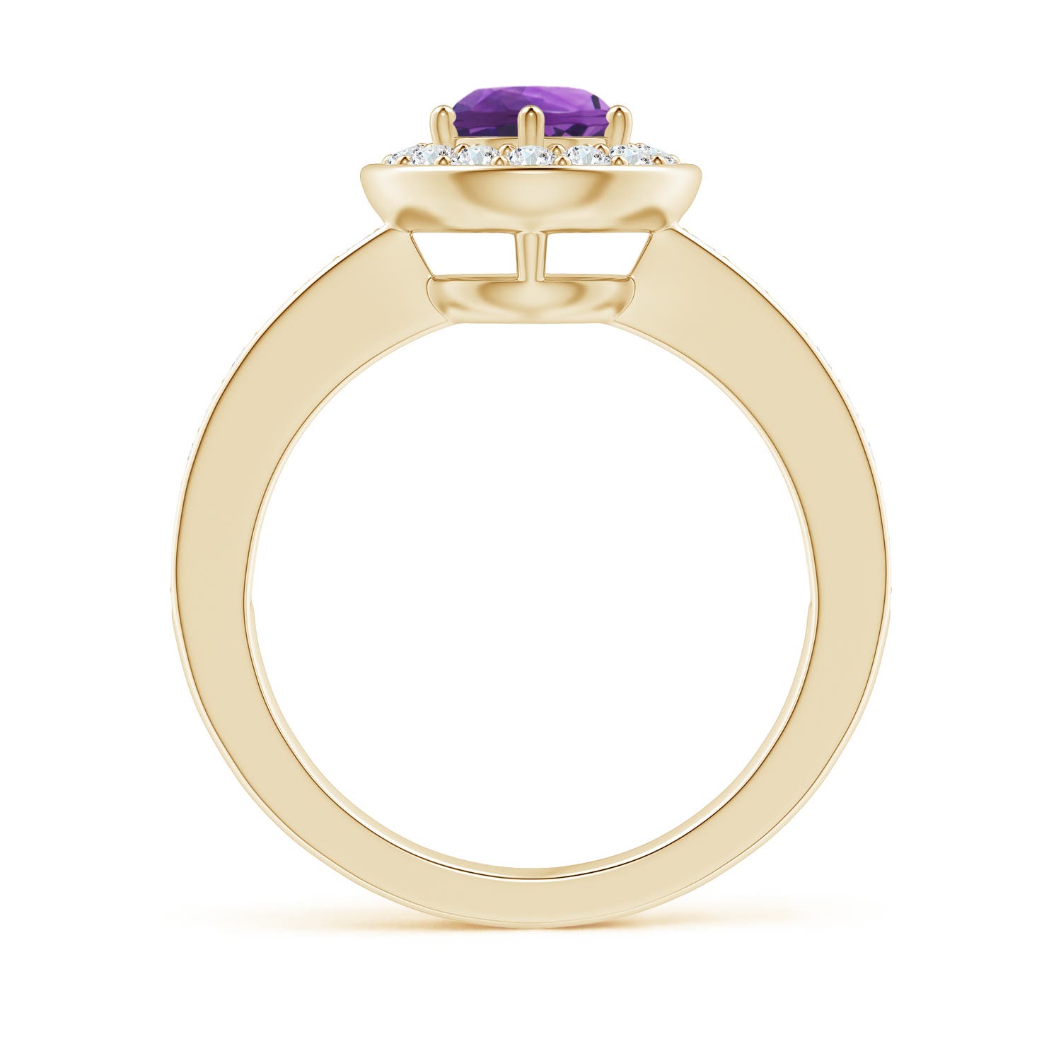 AAA - Amethyst / 1.16 CT / 14 KT Yellow Gold