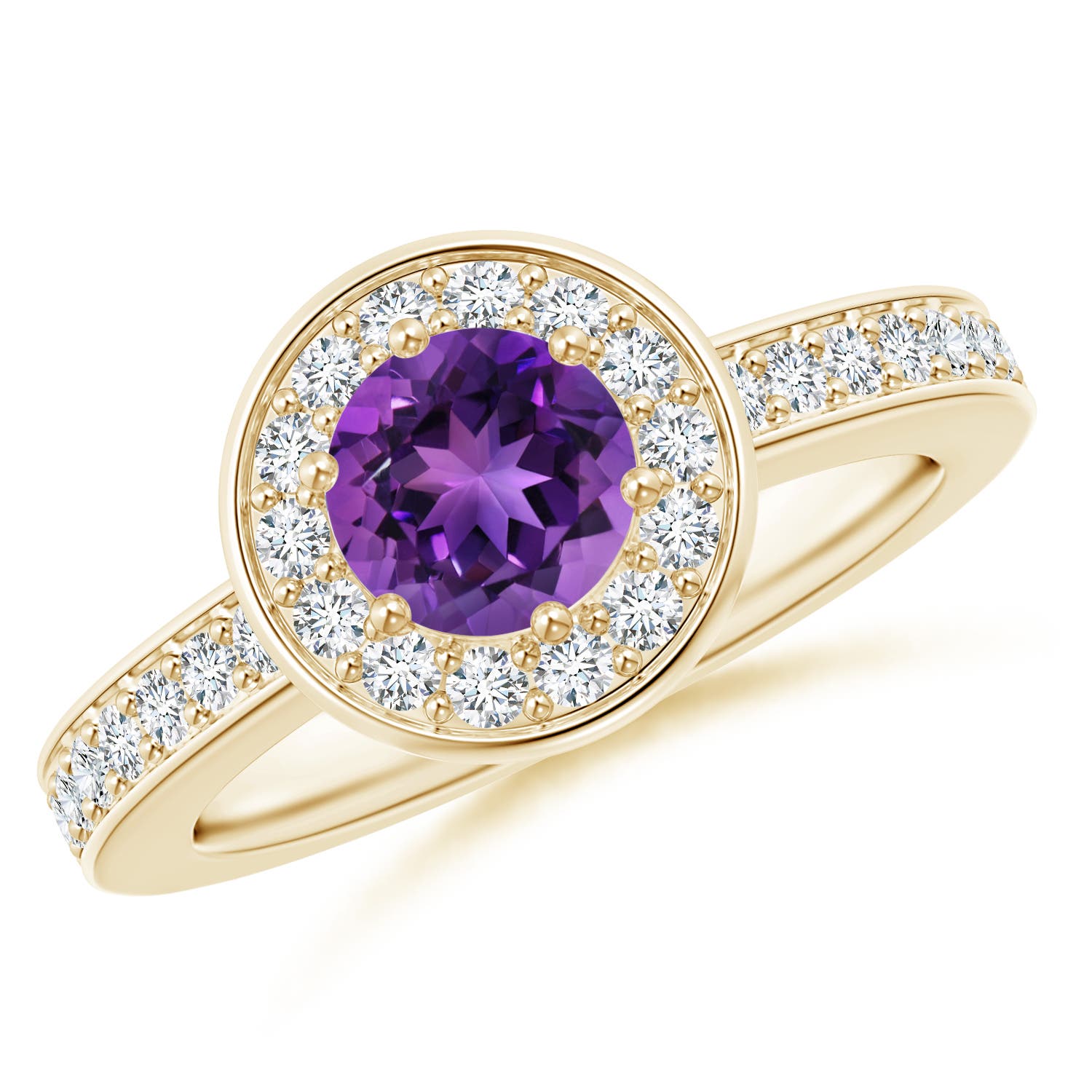 AAAA - Amethyst / 1.16 CT / 14 KT Yellow Gold