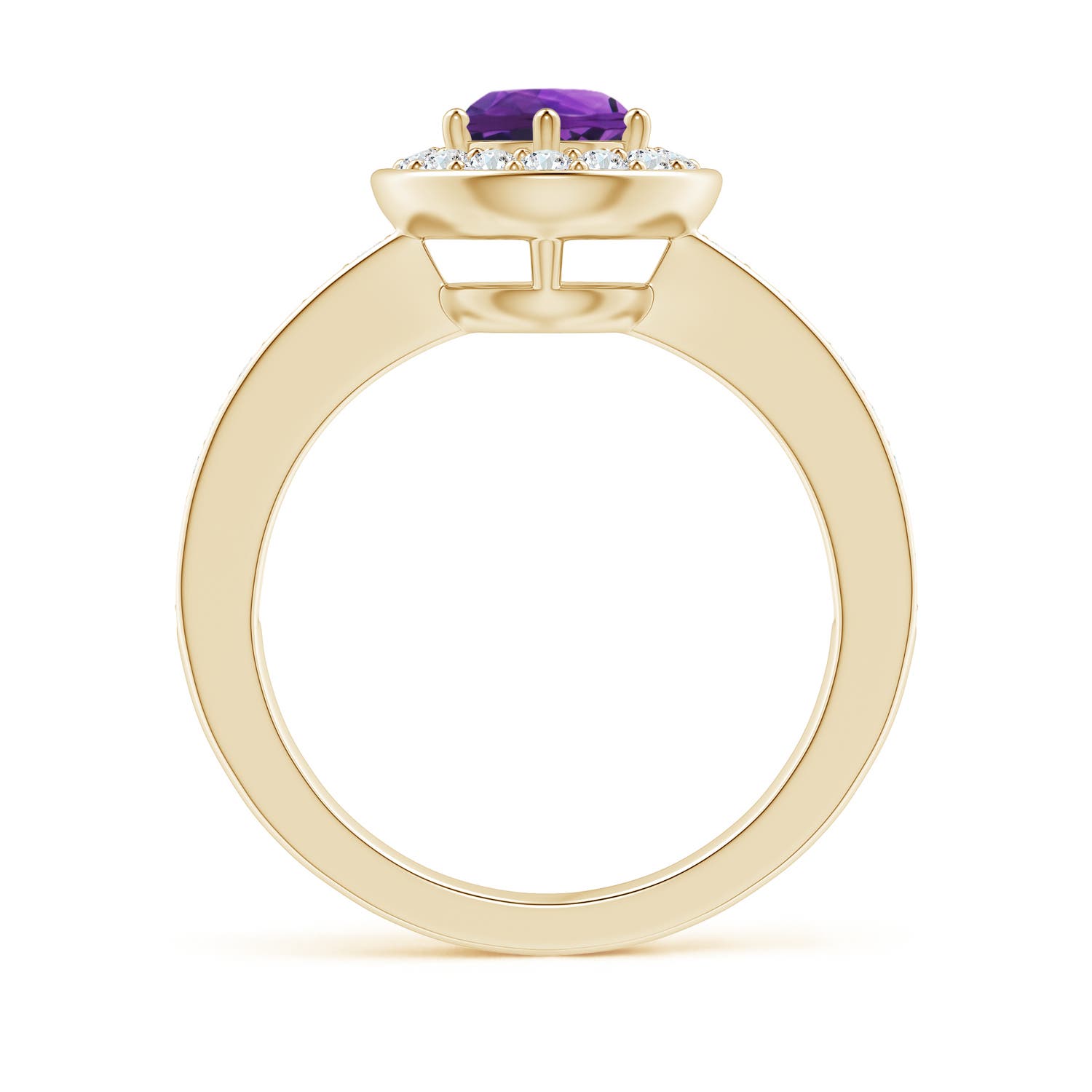 AAAA - Amethyst / 1.16 CT / 14 KT Yellow Gold