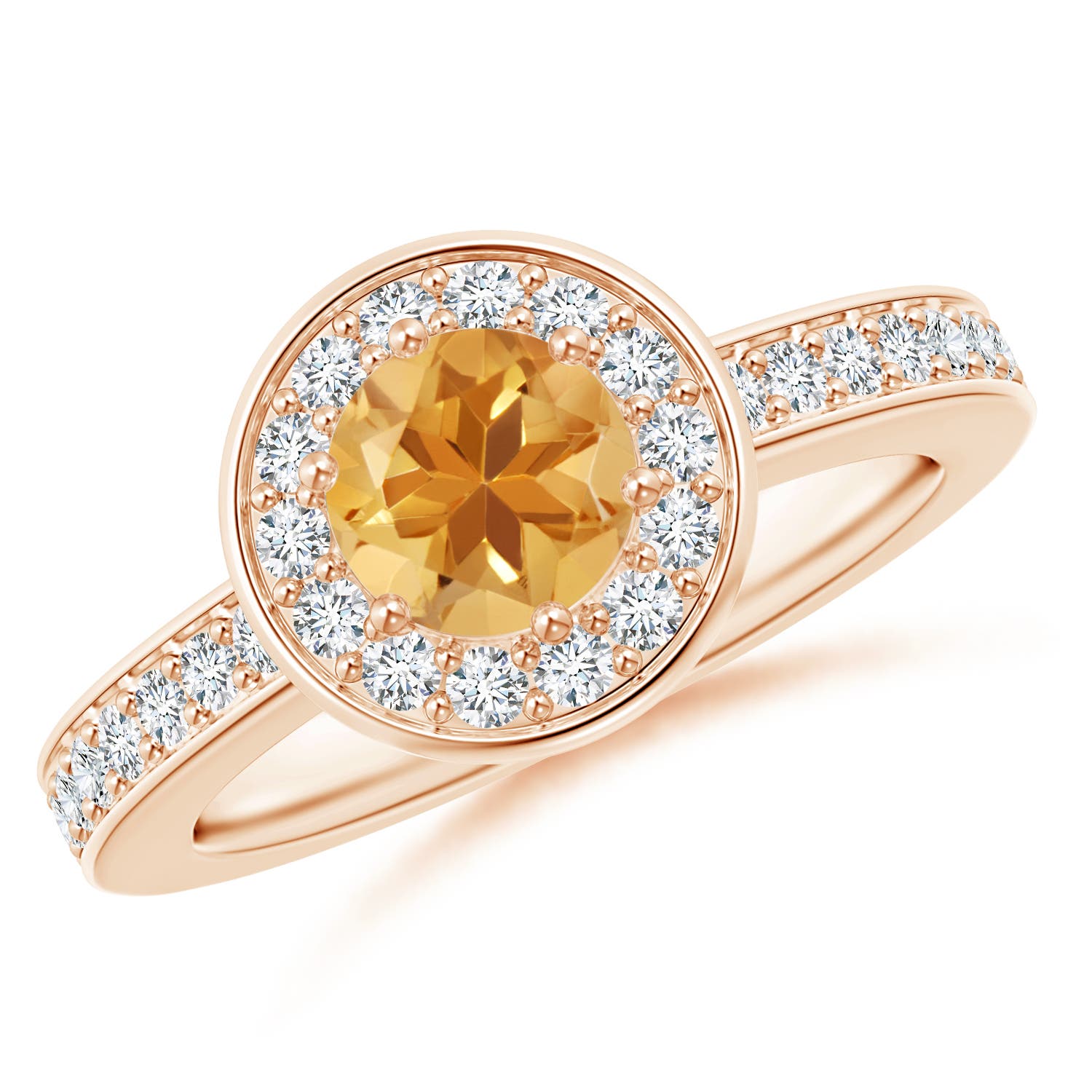 A - Citrine / 1.06 CT / 14 KT Rose Gold