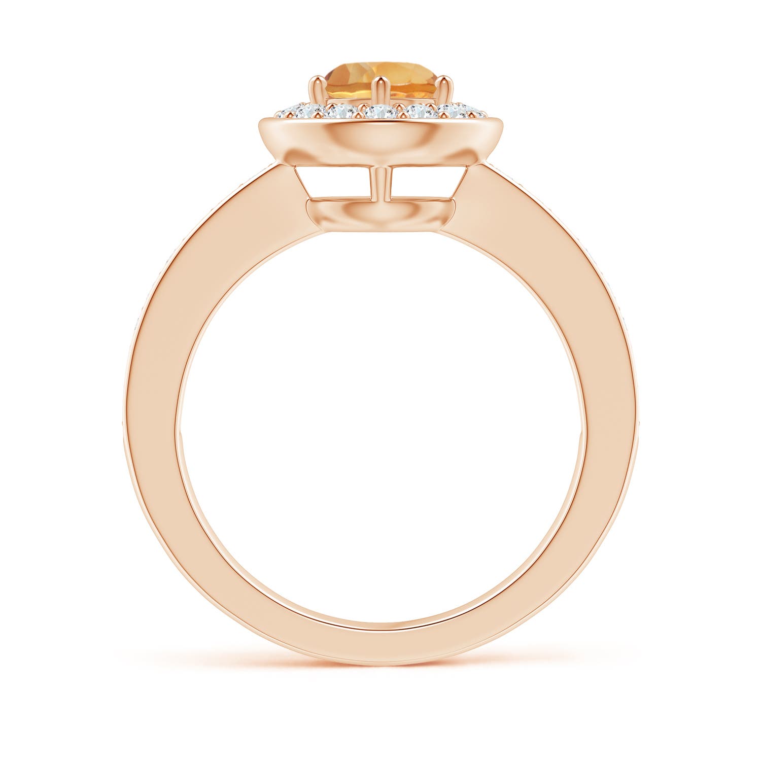 A - Citrine / 1.06 CT / 14 KT Rose Gold