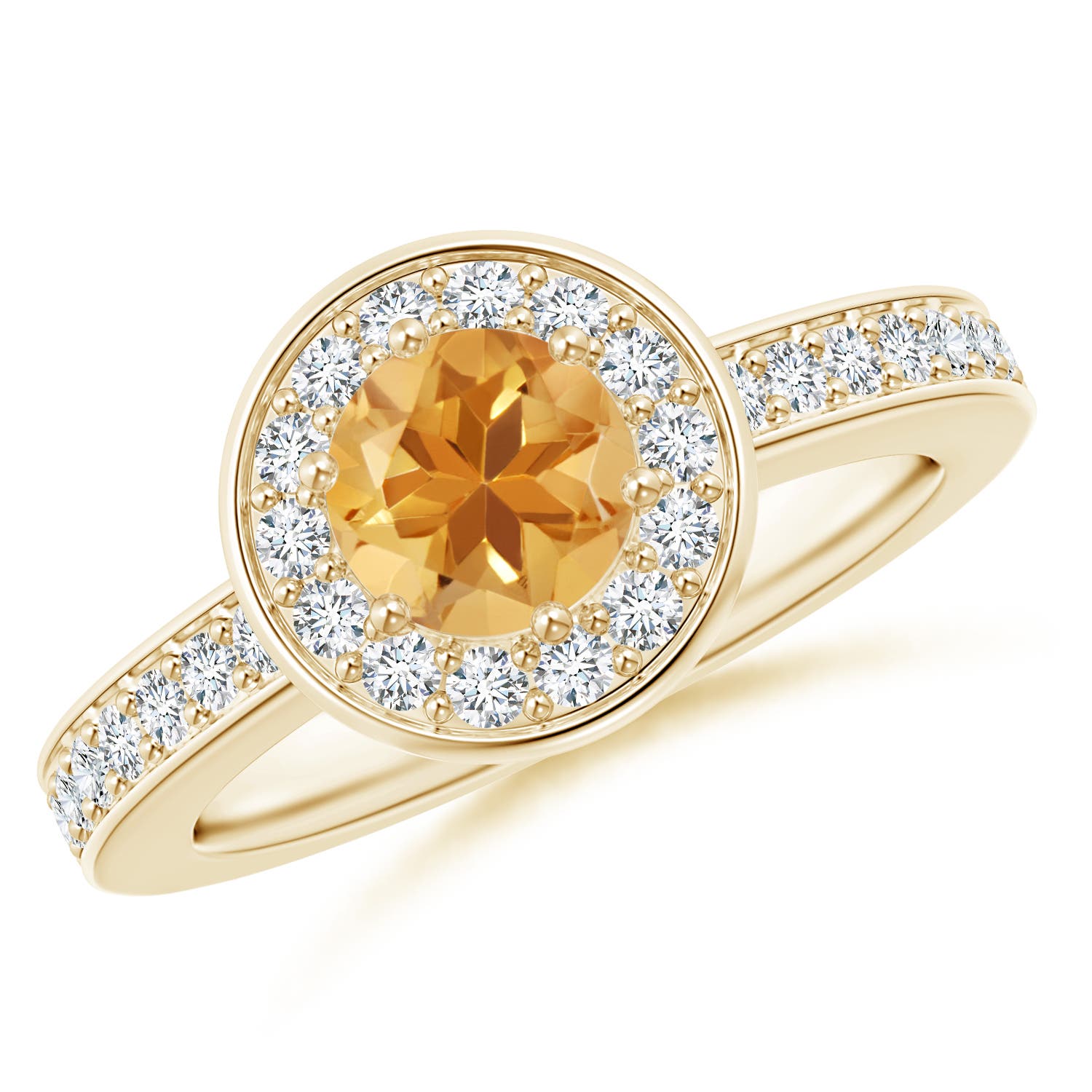 A - Citrine / 1.06 CT / 14 KT Yellow Gold