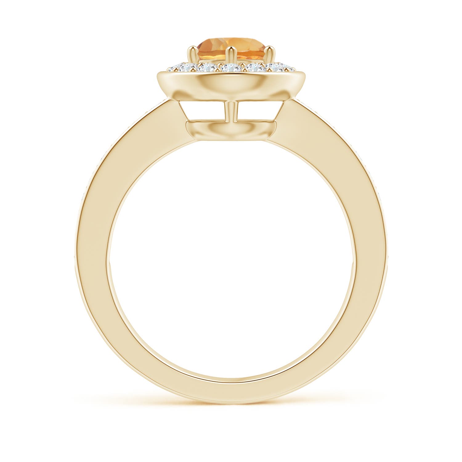 A - Citrine / 1.06 CT / 14 KT Yellow Gold