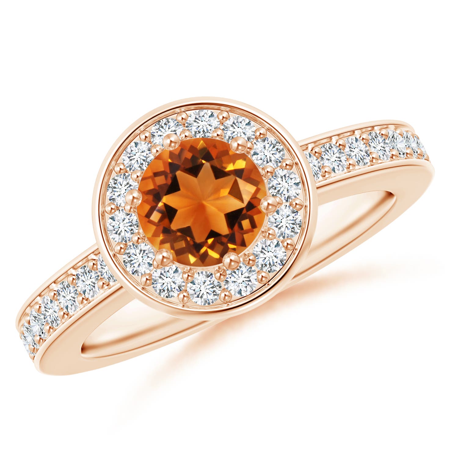 AAAA - Citrine / 1.06 CT / 14 KT Rose Gold