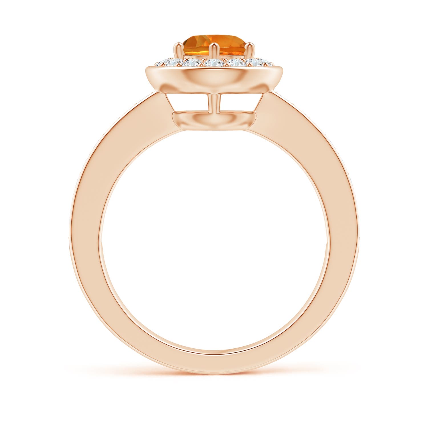 AAAA - Citrine / 1.06 CT / 14 KT Rose Gold