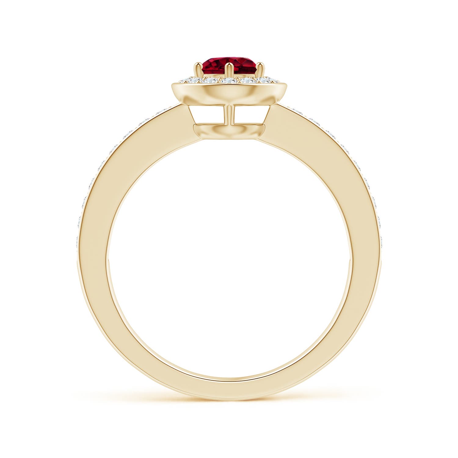 AA - Garnet / 0.82 CT / 14 KT Yellow Gold