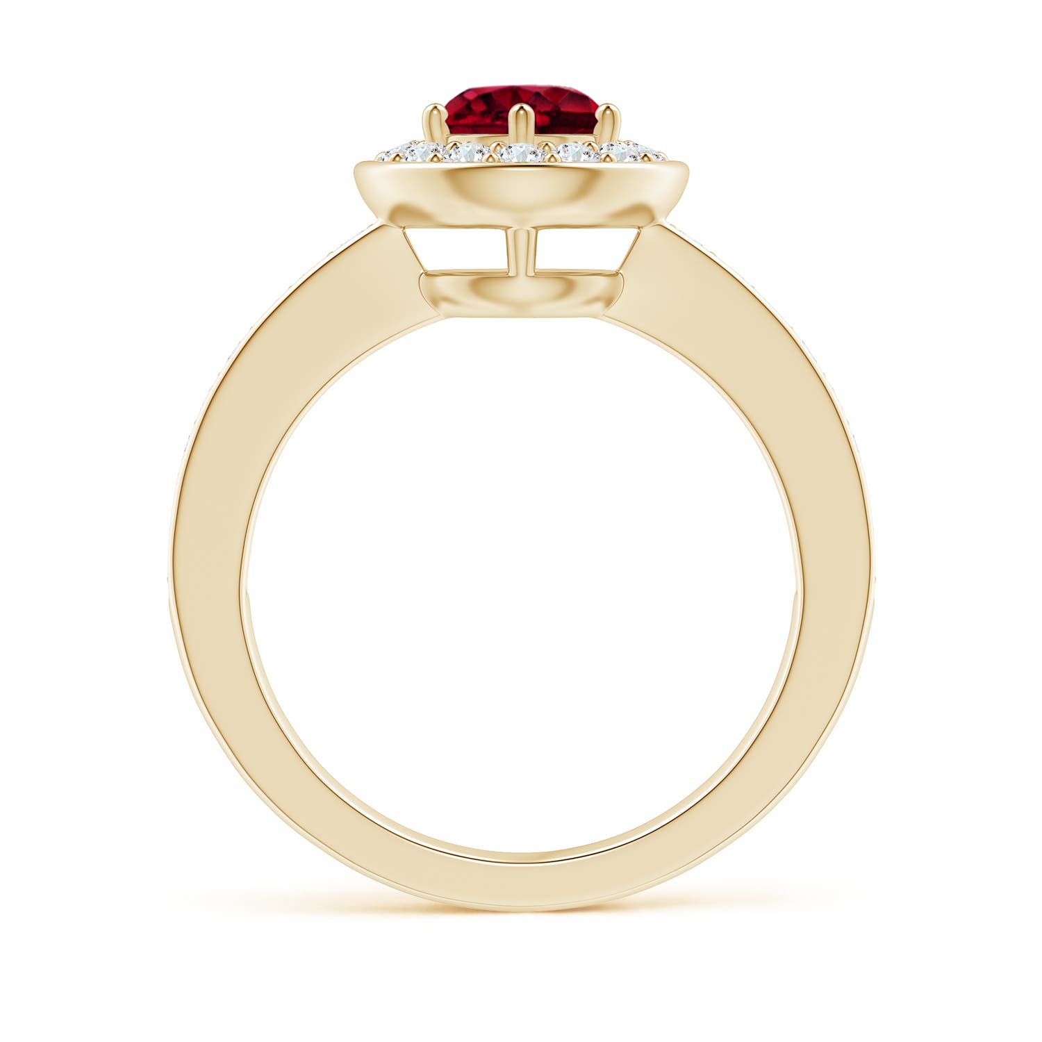 AA - Garnet / 1.36 CT / 14 KT Yellow Gold