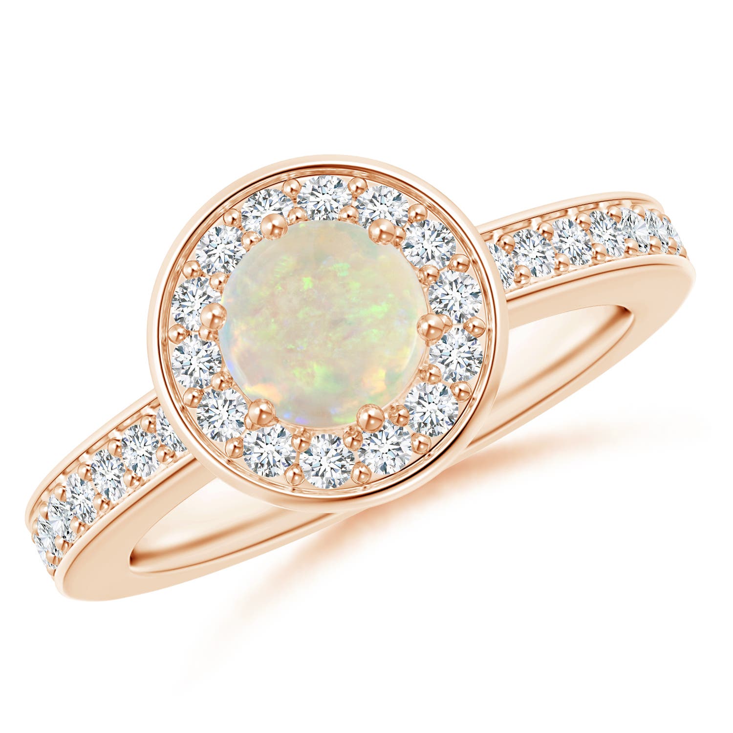 AAA - Opal / 0.86 CT / 14 KT Rose Gold