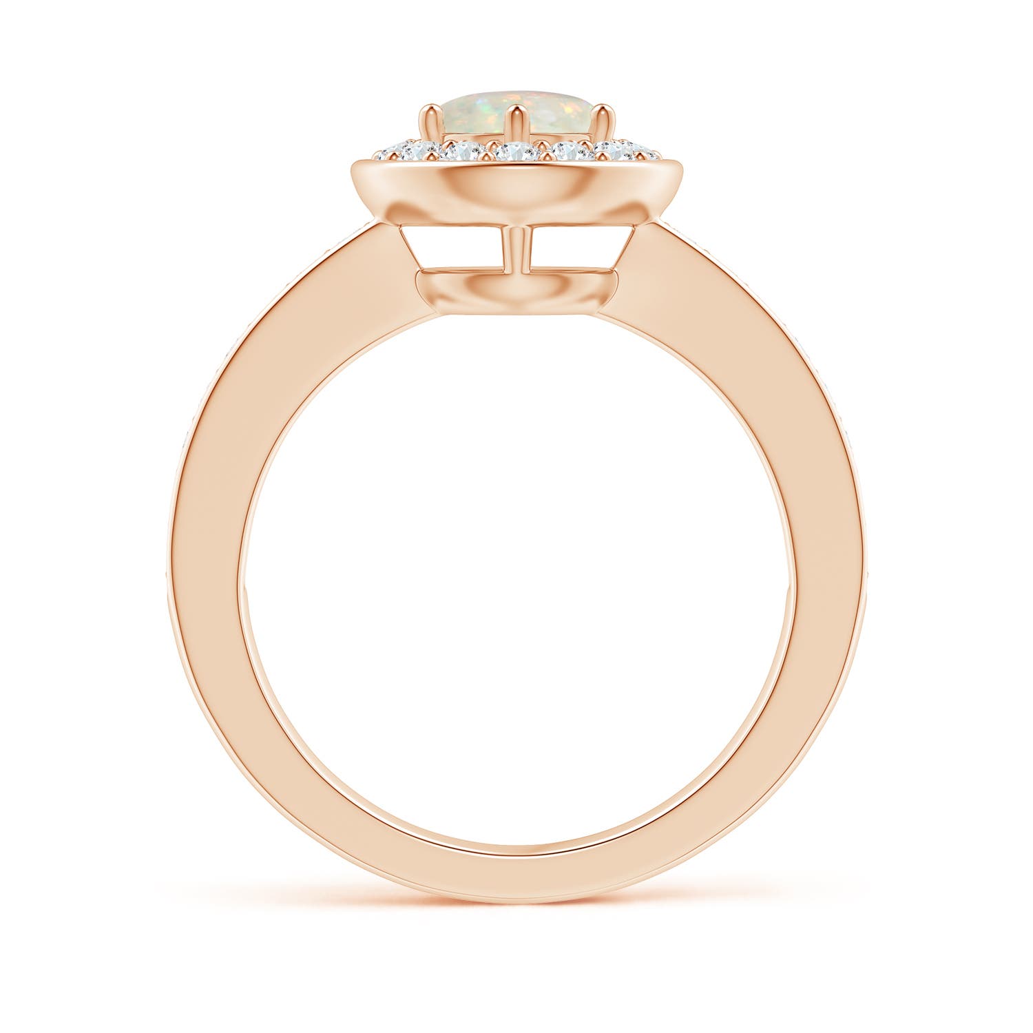 AAA - Opal / 0.86 CT / 14 KT Rose Gold