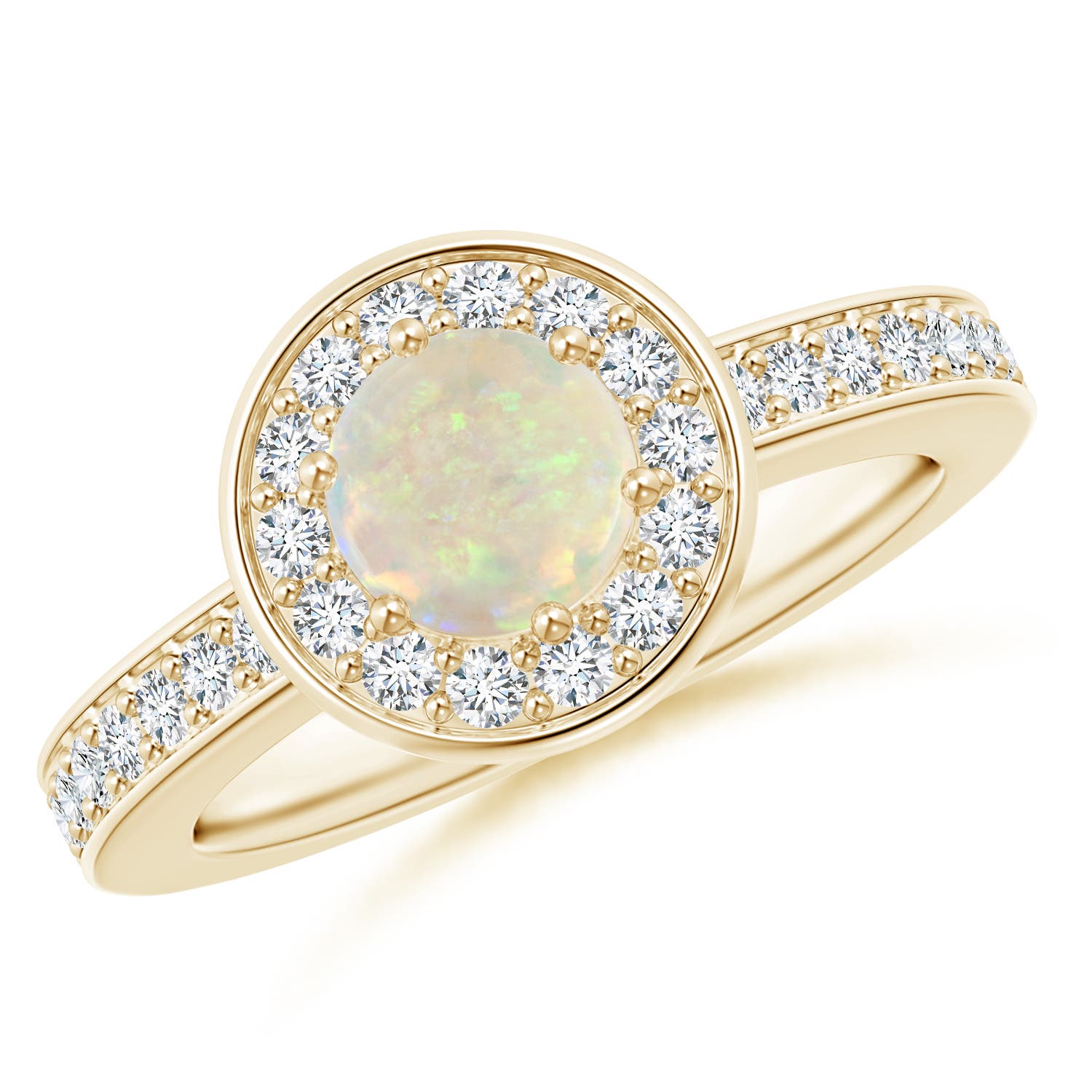 AAA - Opal / 0.86 CT / 14 KT Yellow Gold