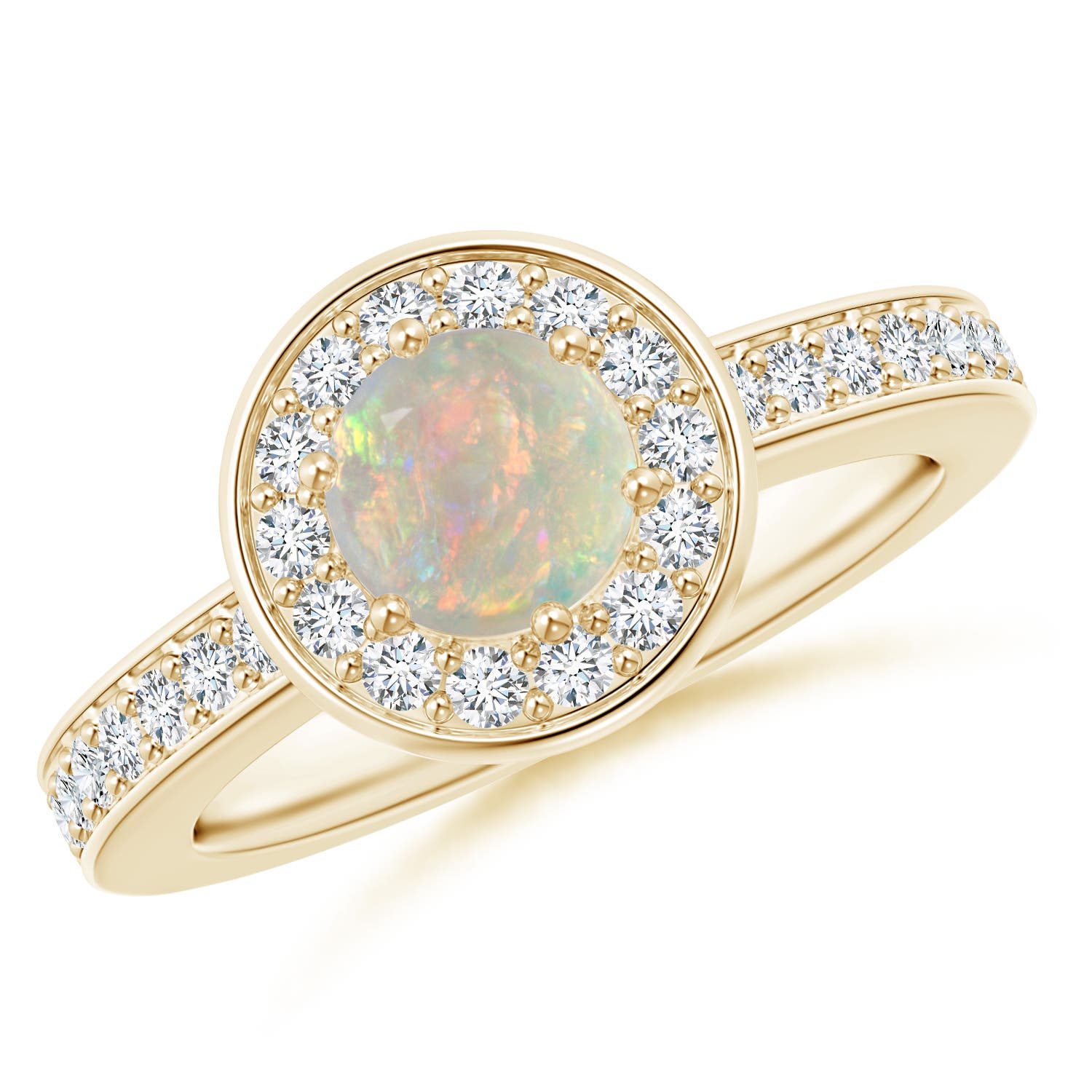 AAAA - Opal / 0.86 CT / 14 KT Yellow Gold