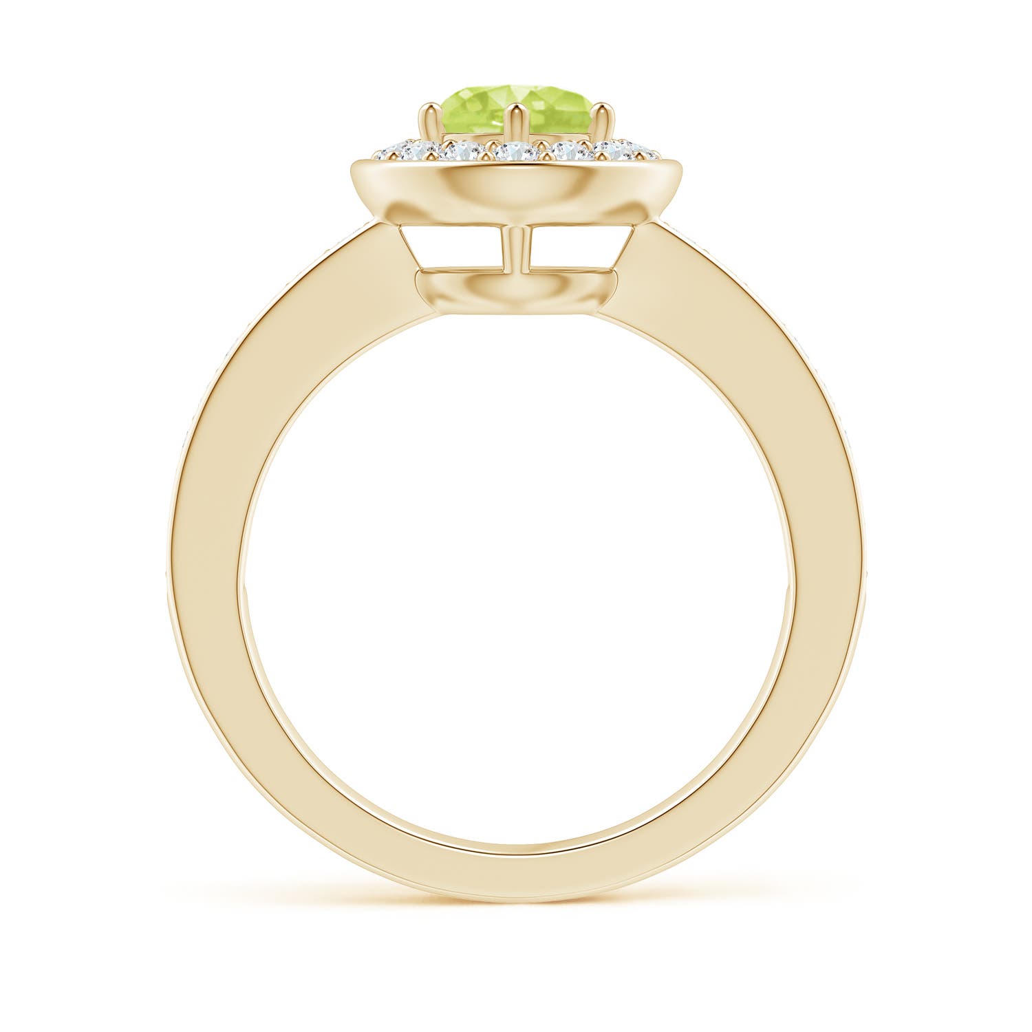 A - Peridot / 1.31 CT / 14 KT Yellow Gold