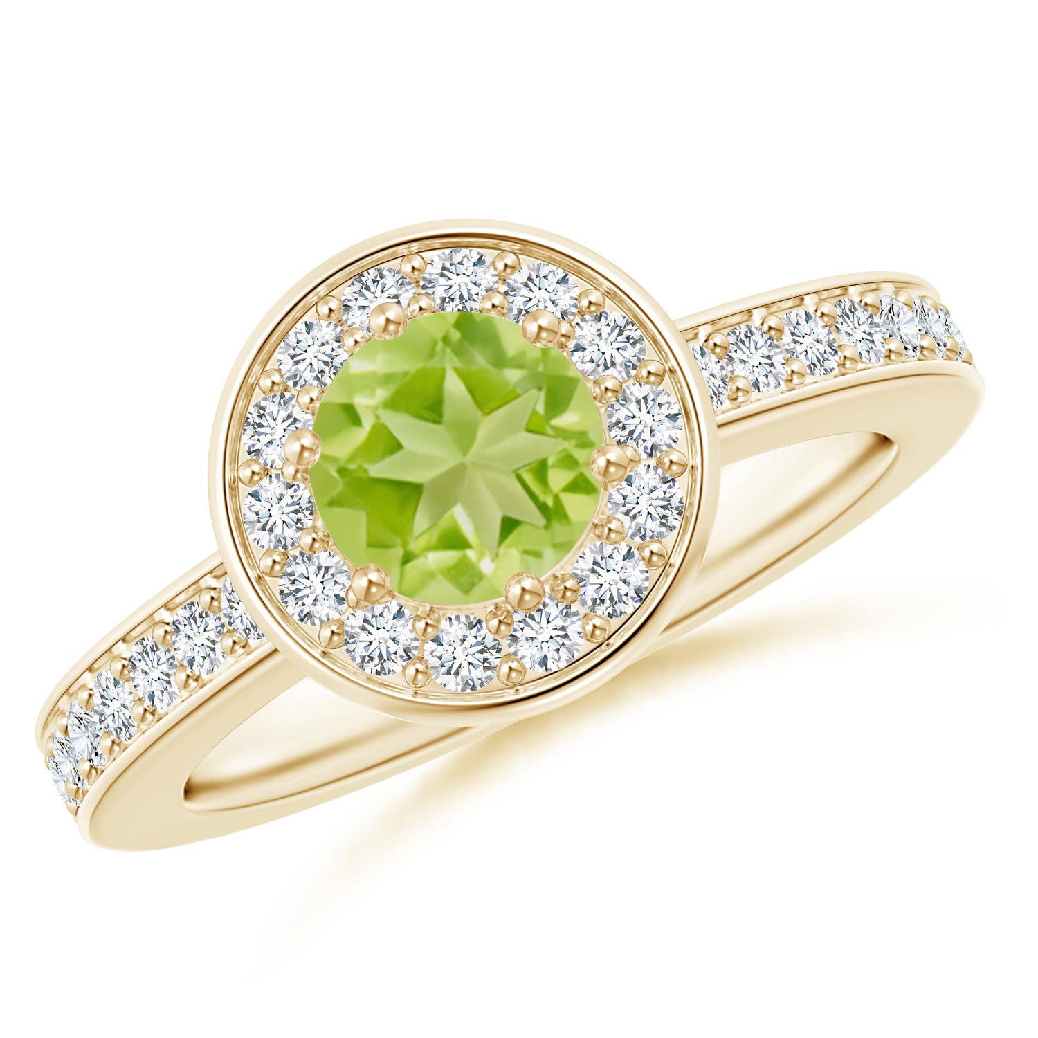 AA - Peridot / 1.31 CT / 14 KT Yellow Gold