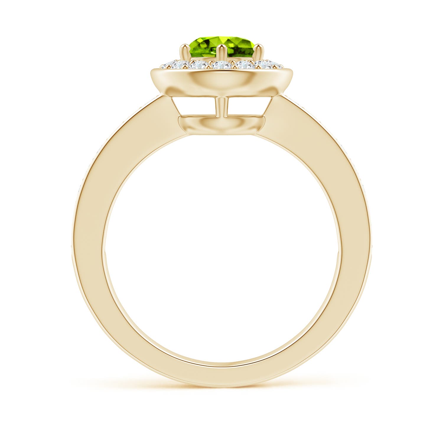 AAAA - Peridot / 1.31 CT / 14 KT Yellow Gold