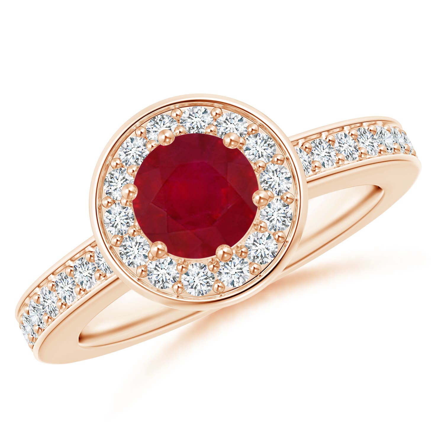 AA - Ruby / 1.36 CT / 14 KT Rose Gold