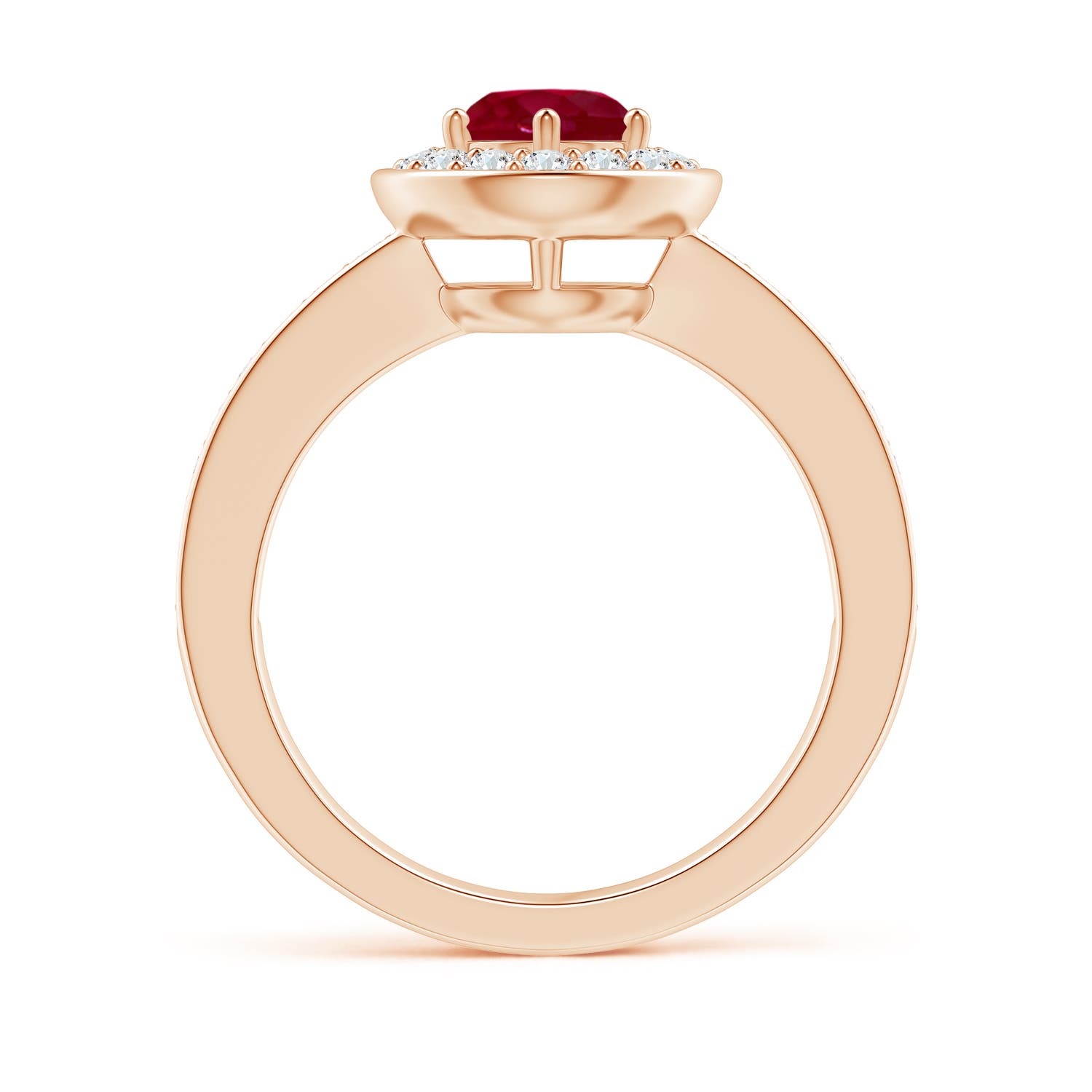 AA - Ruby / 1.36 CT / 14 KT Rose Gold