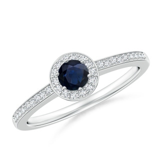 Round A Blue Sapphire