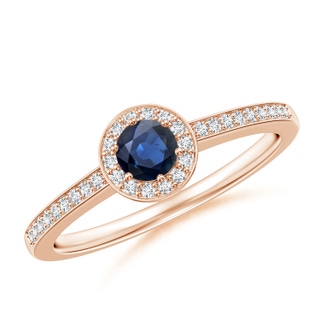Round AA Blue Sapphire