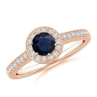Round A Blue Sapphire