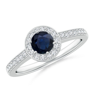 Round A Blue Sapphire