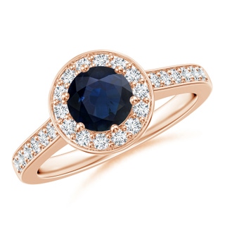 Round A Blue Sapphire