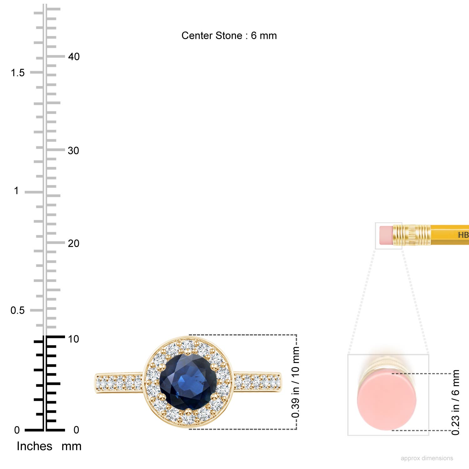 AA - Blue Sapphire / 1.36 CT / 14 KT Yellow Gold