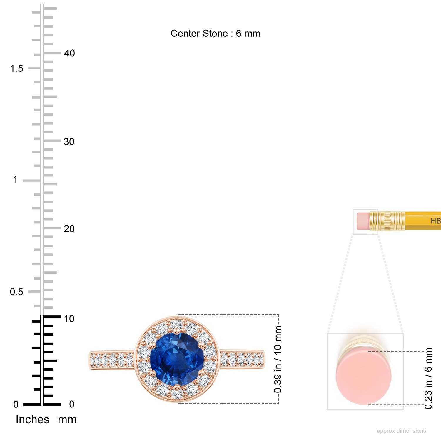 AAA - Blue Sapphire / 1.36 CT / 14 KT Rose Gold