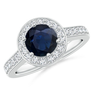 Round A Blue Sapphire