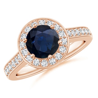 Round A Blue Sapphire