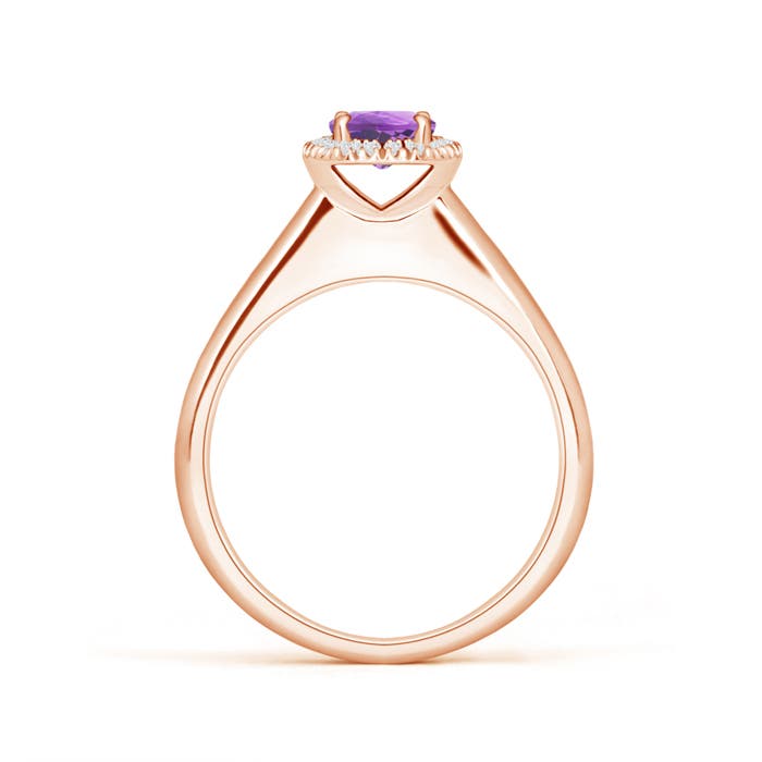 A - Amethyst / 0.53 CT / 14 KT Rose Gold