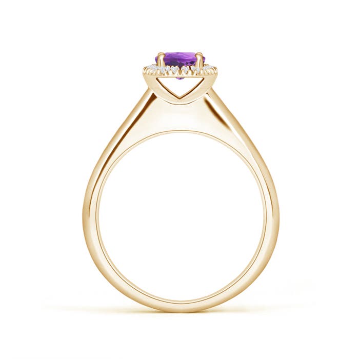 AA - Amethyst / 0.53 CT / 14 KT Yellow Gold