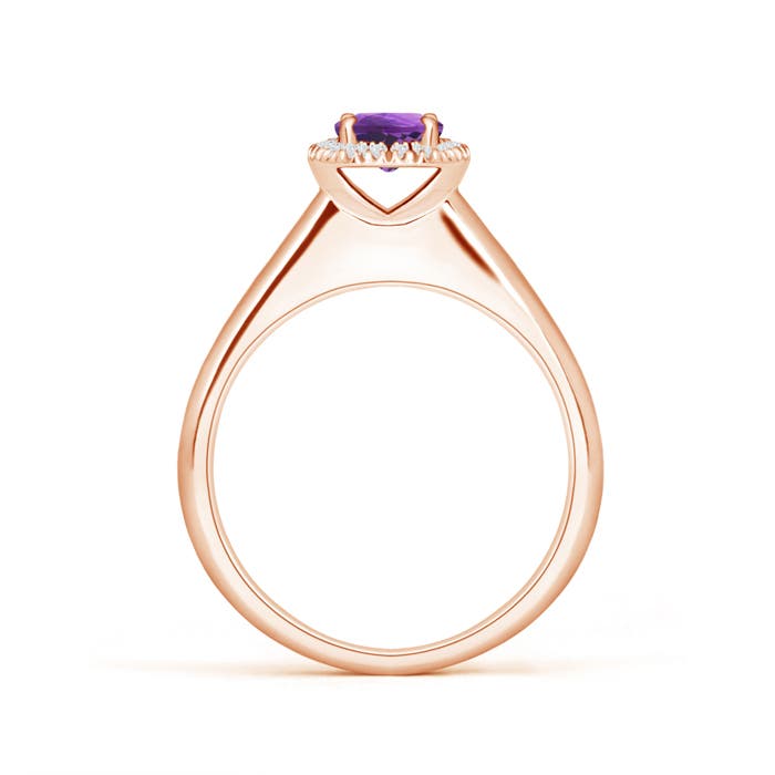 AAA - Amethyst / 0.53 CT / 14 KT Rose Gold