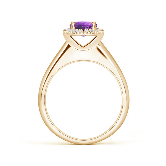 AA - Amethyst / 0.9 CT / 14 KT Yellow Gold