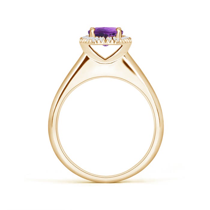 AAA - Amethyst / 0.9 CT / 14 KT Yellow Gold