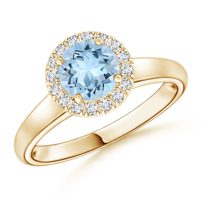 AAA - Aquamarine / 0.82 CT / 14 KT Yellow Gold