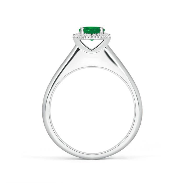 AA - Emerald / 0.53 CT / 14 KT White Gold