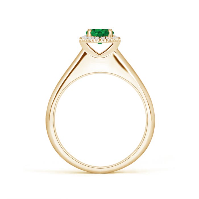 AAA - Emerald / 0.53 CT / 14 KT Yellow Gold