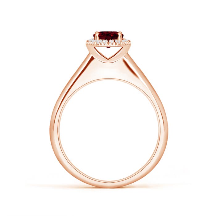 A - Garnet / 0.68 CT / 14 KT Rose Gold