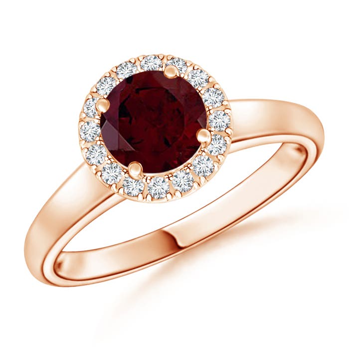 A - Garnet / 1.1 CT / 14 KT Rose Gold