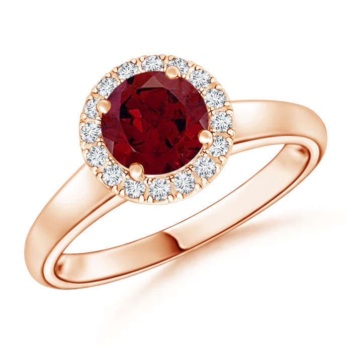 AA - Garnet / 1.1 CT / 14 KT Rose Gold