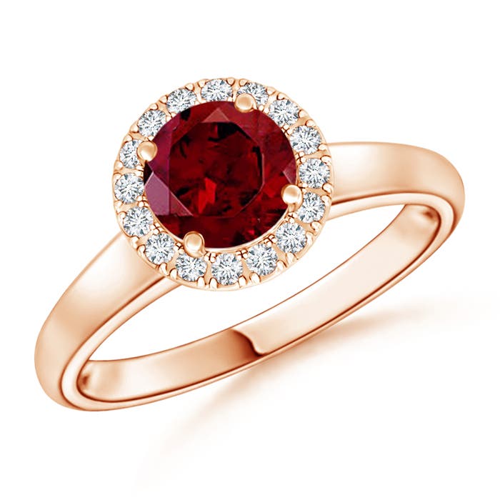 AAA - Garnet / 1.1 CT / 14 KT Rose Gold