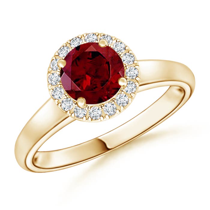 AAA - Garnet / 1.1 CT / 14 KT Yellow Gold