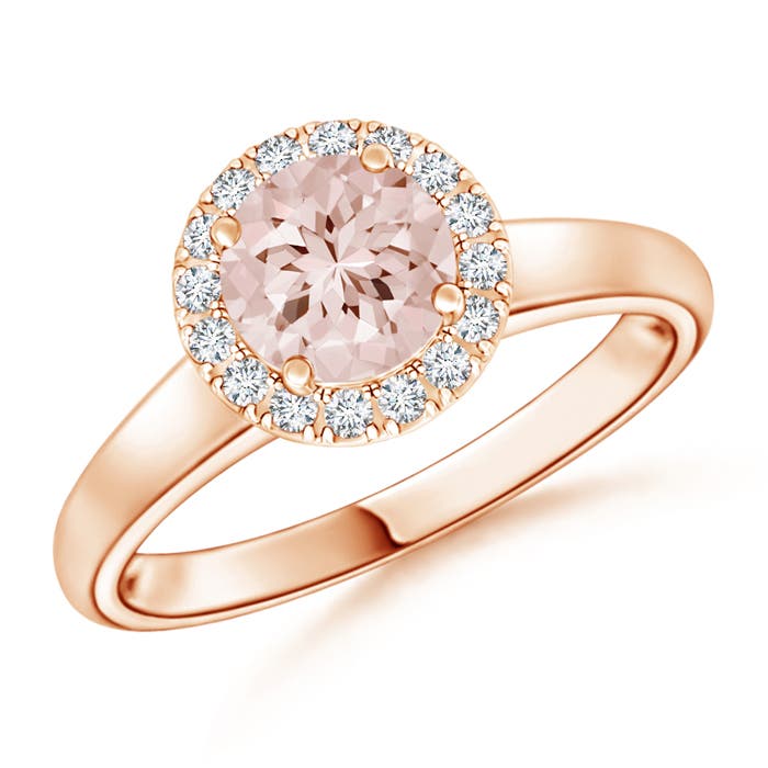 AA - Morganite / 0.8 CT / 14 KT Rose Gold