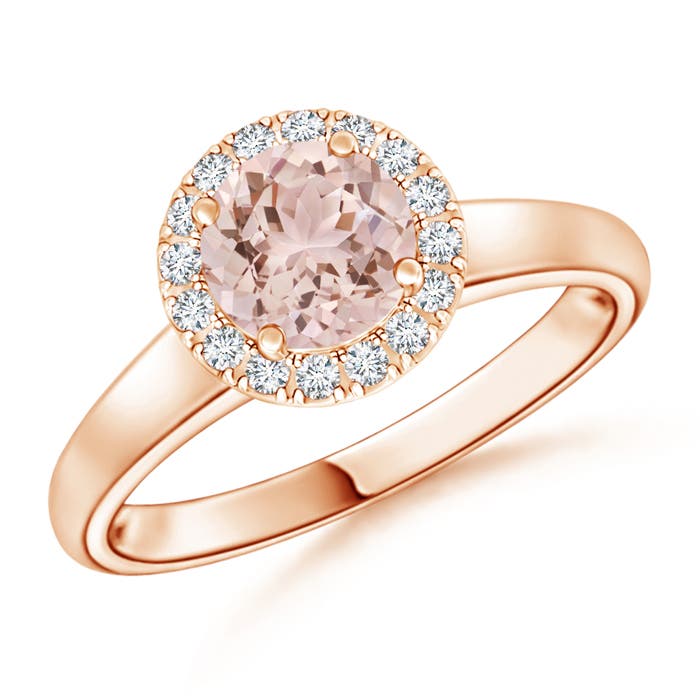 AAA - Morganite / 0.8 CT / 14 KT Rose Gold