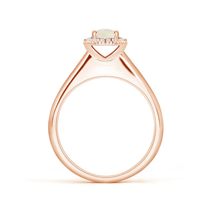 A - Opal / 0.41 CT / 14 KT Rose Gold